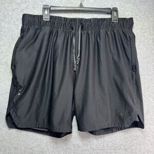 Three Nails Pro Tech 2.0 Shorts Mens XL Black Performance Lined Drawstring